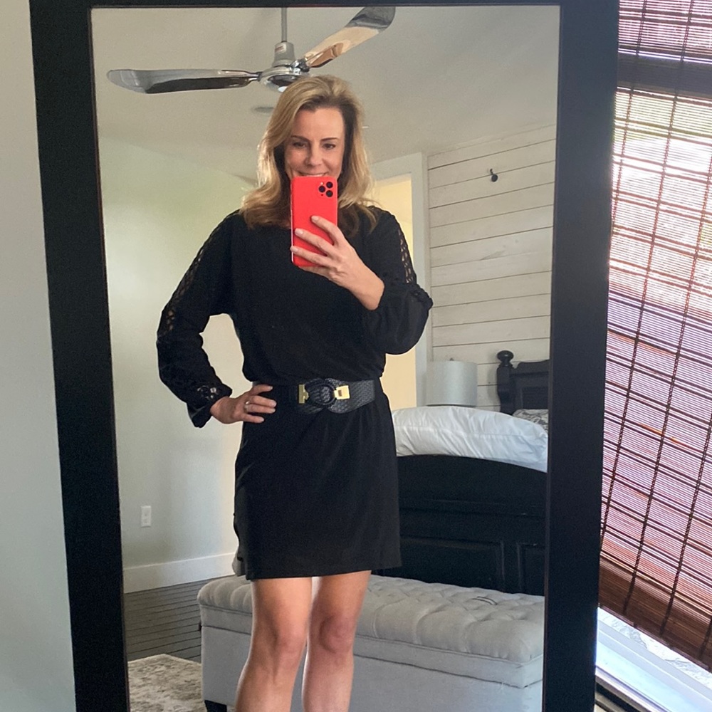 Banana republic longsleeve mid length dress